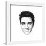 Gallery Pops Elvis Presley - Elvis Headshot Graphic Wall Art-Trends International-Framed Gallery Pops