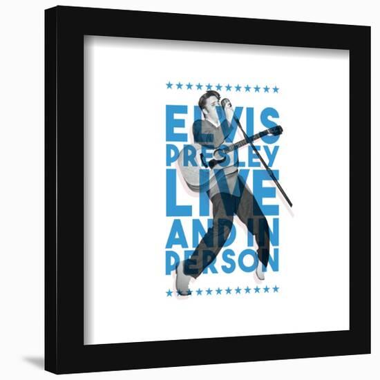 Gallery Pops Elvis Presley - Elvis Live and in Person Wall Art-Trends International-Framed Gallery Pops