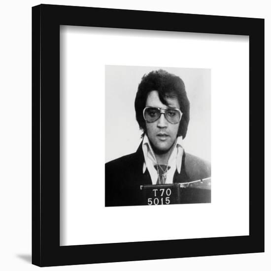 Gallery Pops Elvis Presley - Elvis Mug Shot Photo Wall Art-Trends International-Framed Gallery Pops