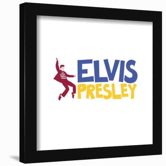 Gallery Pops Elvis Presley - Elvis Rock 'n' Roll Type Wall Art-Trends International-Framed Gallery Pops