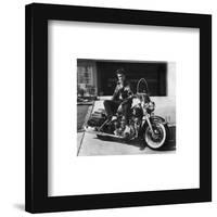 Gallery Pops Elvis Presley - Harley Davidson Motorcycle Photo Wall Art-Trends International-Framed Gallery Pops