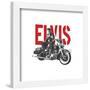 Gallery Pops Elvis Presley - Motorcycle Portrait Wall Art-Trends International-Framed Gallery Pops