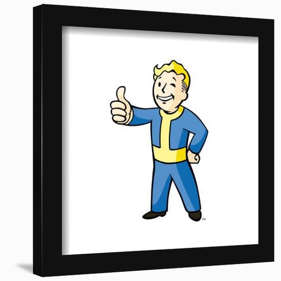 Gallery Pops Fallout 4 - Vault Boy Thumbs Up Wall Art-Trends International-Framed Gallery Pops