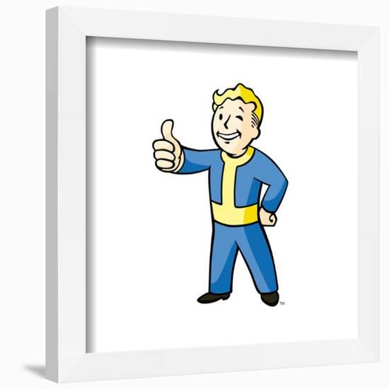 Gallery Pops Fallout 4 - Vault Boy Thumbs Up Wall Art-Trends International-Framed Gallery Pops