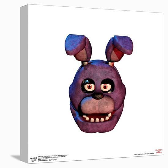 Gallery Pops Five Nights at Freddy's - Bonnie Headshot Wall Art-Trends International-Stretched Canvas