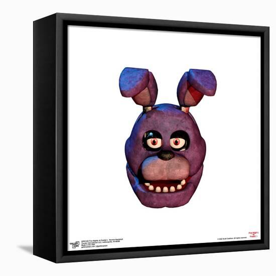 Gallery Pops Five Nights at Freddy's - Bonnie Headshot Wall Art-Trends International-Framed Stretched Canvas