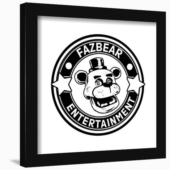Gallery Pops Five Nights at Freddy's - Fazbear Entertainment Logo Wall Art-Trends International-Framed Gallery Pops