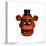 Gallery Pops Five Nights at Freddy's - Freddy Headshot Wall Art-Trends International-Stretched Canvas