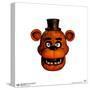 Gallery Pops Five Nights at Freddy's - Freddy Headshot Wall Art-Trends International-Stretched Canvas