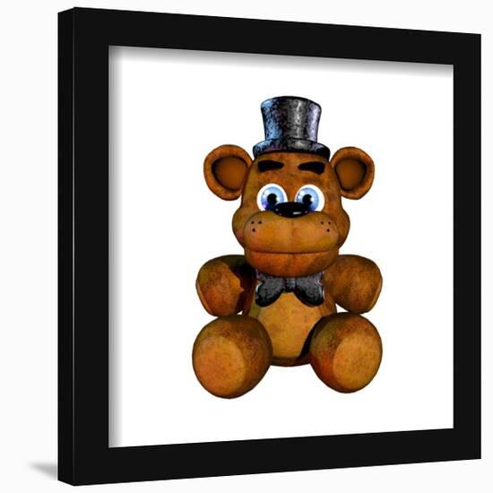 Gallery Pops Five Nights at Freddy's - Freddy Plushie Wall Art-Trends International-Framed Gallery Pops