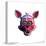 Gallery Pops Five Nights at Freddy's - Funtime Foxy Headshot Wall Art-Trends International-Stretched Canvas