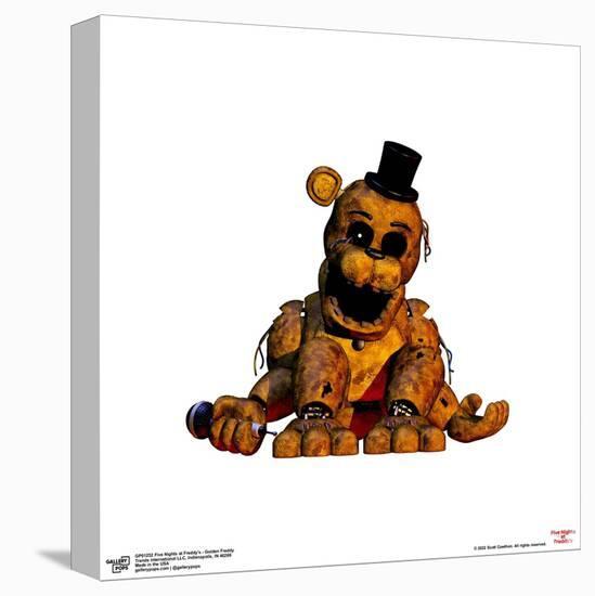 Gallery Pops Five Nights at Freddy's - Golden Freddy Wall Art-Trends International-Stretched Canvas