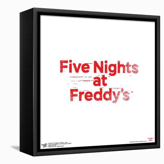Gallery Pops Five Nights at Freddy's - Logo Wall Art-Trends International-Framed Stretched Canvas