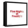 Gallery Pops Five Nights at Freddy's - Logo Wall Art-Trends International-Framed Stretched Canvas