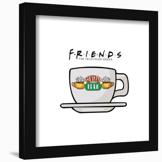 Gallery Pops Friends - Central Perk Logo Wall Art-Trends International-Framed Gallery Pops