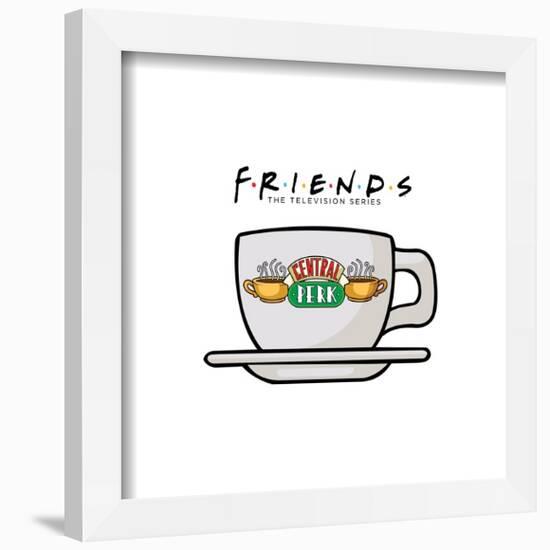 Gallery Pops Friends - Central Perk Logo Wall Art-Trends International-Framed Gallery Pops