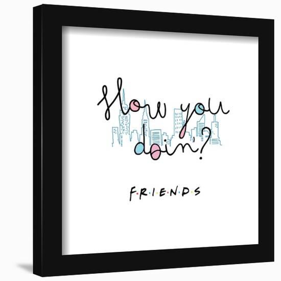 Gallery Pops Friends - How You Doin'? Cityscape Wall Art-Trends International-Framed Gallery Pops