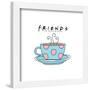 Gallery Pops Friends - Illustrated Blue Coffee Cup Wall Art-Trends International-Framed Gallery Pops