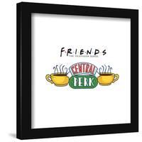 Gallery Pops Friends - Illustrated Central Perk Logo Wall Art-Trends International-Framed Gallery Pops