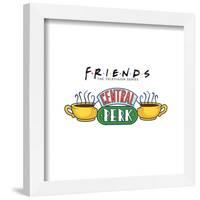 Gallery Pops Friends - Illustrated Central Perk Logo Wall Art-Trends International-Framed Gallery Pops