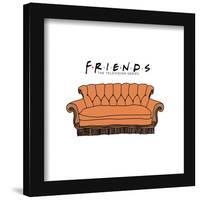 Gallery Pops Friends - Illustrated Couch Wall Art-Trends International-Framed Gallery Pops
