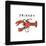 Gallery Pops Friends - Illustrated Lobster Wall Art-Trends International-Framed Gallery Pops