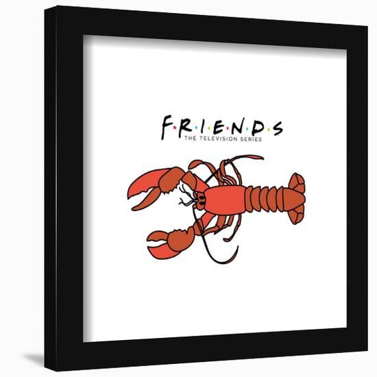 Gallery Pops Friends - Illustrated Lobster Wall Art-Trends International-Framed Gallery Pops