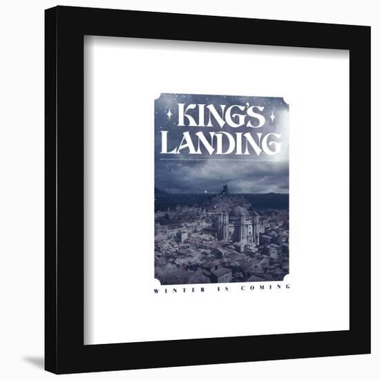 Gallery Pops Game of Thrones - King's Landing Wall Art-Trends International-Framed Gallery Pops