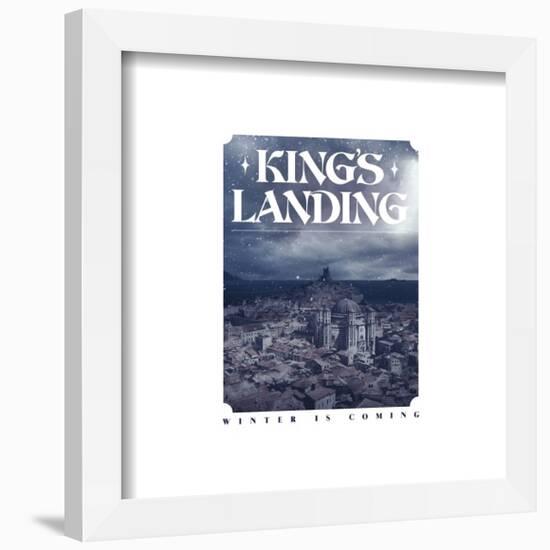 Gallery Pops Game of Thrones - King's Landing Wall Art-Trends International-Framed Gallery Pops