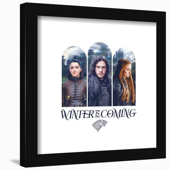 Gallery Pops Game of Thrones - Winter Is Coming Wall Art-Trends International-Framed Gallery Pops