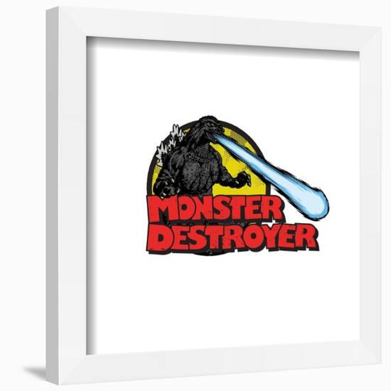 Gallery Pops Godzilla - Monster Destroyer Wall Art-Trends International-Framed Gallery Pops