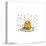 Gallery Pops Gudetama - Don't Care Wall Art-Trends International-Stretched Canvas