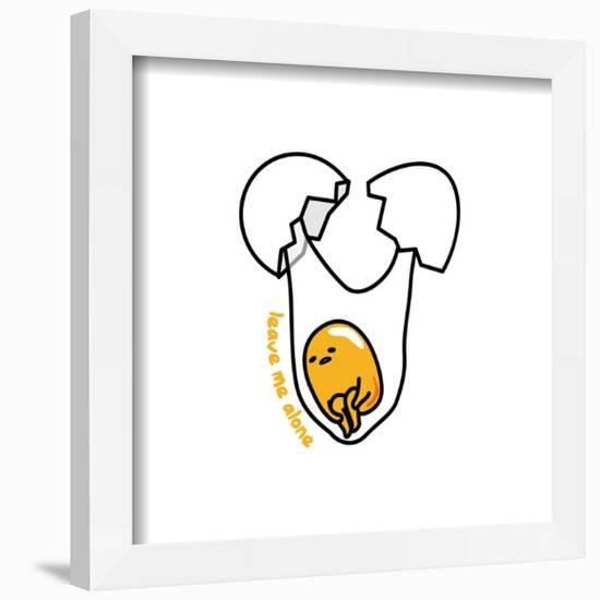 Gallery Pops Gudetama - Leave Me Alone Wall Art-Trends International-Framed Gallery Pops