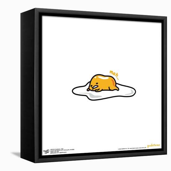 Gallery Pops Gudetama - Meh Wall Art-Trends International-Framed Stretched Canvas