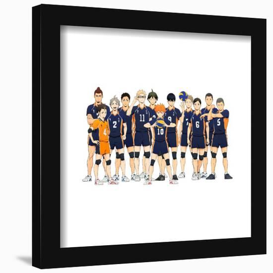 Gallery Pops Haikyu!! - Karasuno Volleyball Club Wall Art-Trends International-Framed Gallery Pops