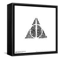 Gallery Pops Harry Potter - Deathly Hallows Word Art Wall Art-Trends International-Framed Stretched Canvas