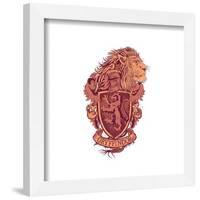 Gallery Pops Harry Potter - Gryffindor Crest Graphic Wall Art-Trends International-Framed Gallery Pops