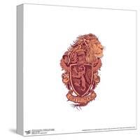 Gallery Pops Harry Potter - Gryffindor Crest Graphic Wall Art-Trends International-Stretched Canvas
