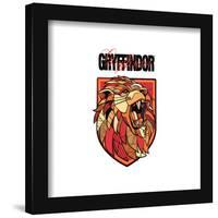 Gallery Pops Harry Potter - Gryffindor Crest Icon Wall Art-Trends International-Framed Gallery Pops