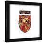 Gallery Pops Harry Potter - Gryffindor Crest Icon Wall Art-Trends International-Framed Gallery Pops