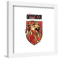 Gallery Pops Harry Potter - Gryffindor Crest Icon Wall Art-Trends International-Framed Gallery Pops