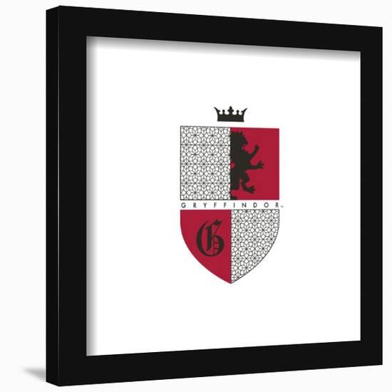 Gallery Pops Harry Potter - Gryffindor Crest Modern Wall Art-Trends International-Framed Gallery Pops