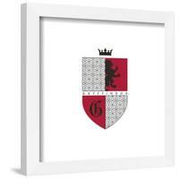 Gallery Pops Harry Potter - Gryffindor Crest Modern Wall Art-Trends International-Framed Gallery Pops