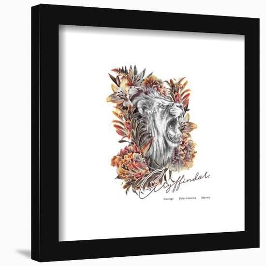 Gallery Pops Harry Potter - Gryffindor Crest Romance Wall Art-Trends International-Framed Gallery Pops