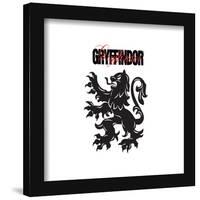 Gallery Pops Harry Potter - Gryffindor Icon Wall Art-Trends International-Framed Gallery Pops