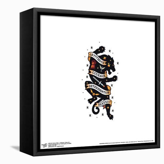Gallery Pops Harry Potter - Gryffindor Tattoo Art Wall Art-Trends International-Framed Stretched Canvas