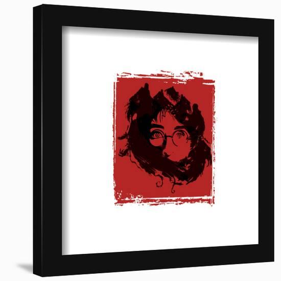 Gallery Pops Harry Potter - Harry Potter Stamp Wall Art-Trends International-Framed Gallery Pops