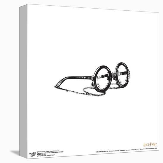 Gallery Pops Harry Potter - Harry's Glasses Wall Art-Trends International-Stretched Canvas