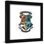 Gallery Pops Harry Potter - Hogwarts Crest Stand Together Wall Art-Trends International-Framed Gallery Pops
