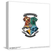 Gallery Pops Harry Potter - Hogwarts Crest Stand Together Wall Art-Trends International-Stretched Canvas